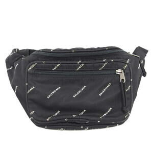BALENCIAGA body Belt Crossbody bag all over black